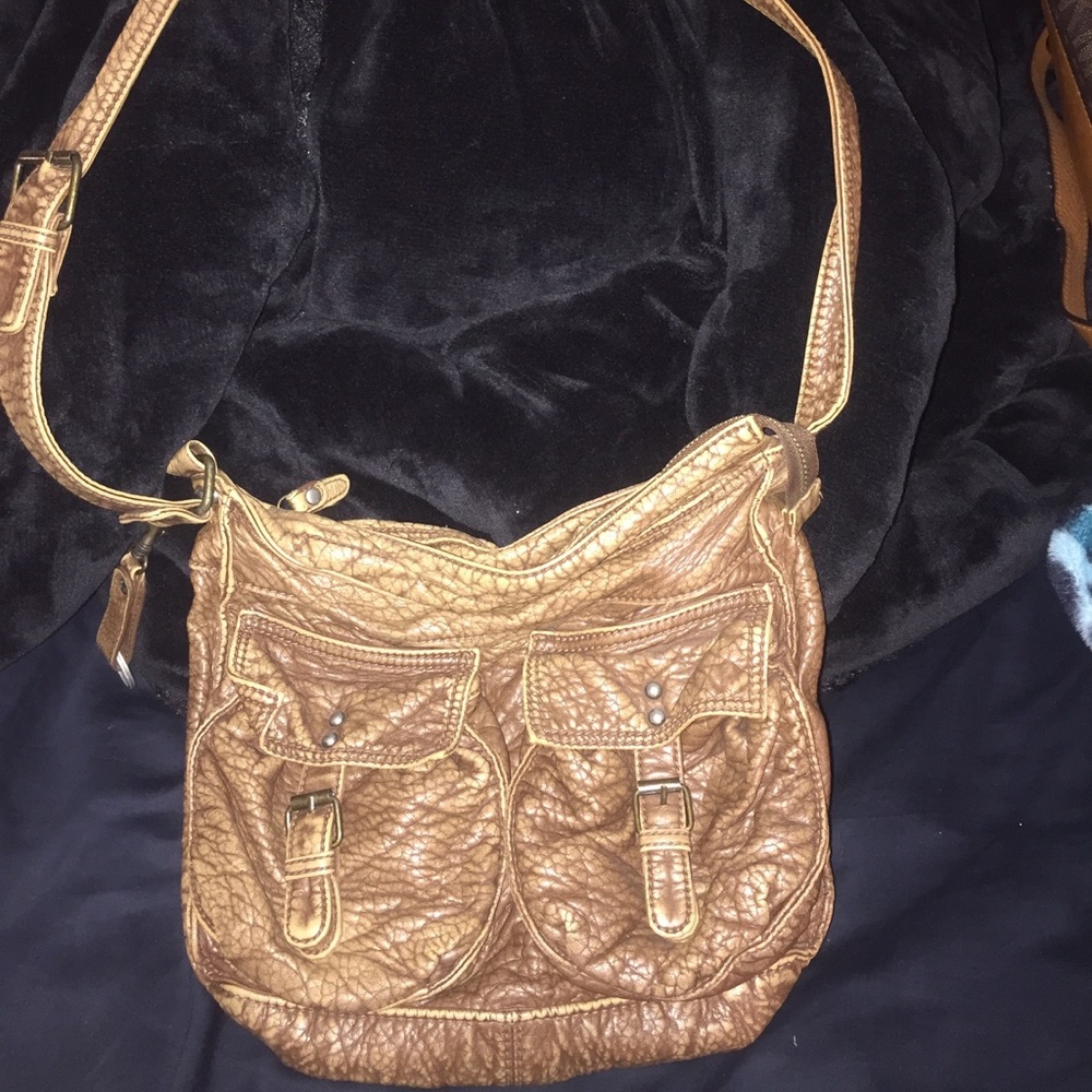 Over the shoulder Brown bag.